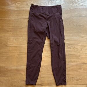 Vuori Mauve/Brown STRIDE Leggings